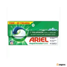 قرص ماشین لباسشویی آریل مدل Hepsi1Arada PODS بسته 25 عددی