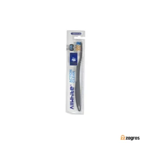 مسواک آل وایت Allwhite مدل action clean با برس متوسط مسواک آل وایت Allwhite مدل action clean با برس متوسط