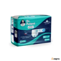 پوشک شورتی بزرگسال دکتر پوتنت Dr. Potent Hasta Bezleri سایز لارج بسته ۳۰ عددی