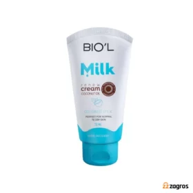 کرم تیوپی مرطوب کننده بیول مدل شیر و روغن نارگیل مناسب پوست خشک و معمولی 70 میل کرم تیوپی مرطوب کننده بیول مدل شیر و روغن نارگیل مناسب پوست خشک و معمولی 70 میل