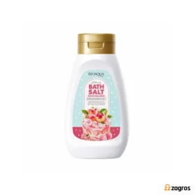 نمک بدن بیو آکوا  BiOAOUA BATH SALT PEACH MACARON بارایحه هلو ۴۳۰گرم