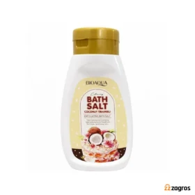 نمک بدن بیو آکوا BiOAOUA BATH SALT COCNUT TIRAMISU بارایحه نارگیل تیرامیسو ۴۳۰گرم