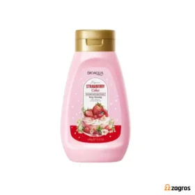 نمک بدن بیو آکوا BiOAOUA BATH SALT STRAWBERRY Cake بارایحه توت فرنگی 430گرم