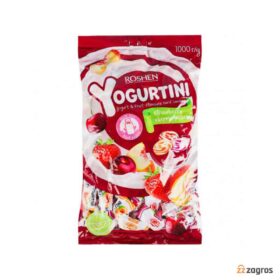 آبنبات ماست میوه‌ای مدل Roshen Yogurtini بسته ۱ کیلویی