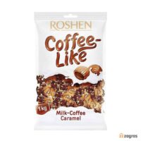 آبنبتات مغزدار Roshen – Hard Caramels With Milk Coffee Flavor وزن ۱کیلو گرم