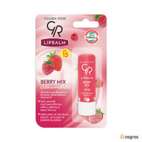 بالم لب گلدن رز Spf15 حاوی عصاره توت فرنگی و تمشک