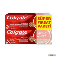 خمیر دندان سفید کننده کلگیت سری Optic White حجم ۱۲۵ میل