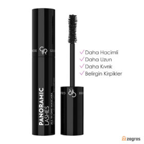 ریمل حجم دهنده گلدن رز مدل  Panoramic Lashes حجم 13 میل