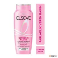 شامپو درخشان کننده مو لورال Loreal مدل Glycolic Gloss حجم ۳۰۰ میل