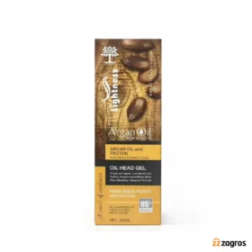 شامپو لایتنس Lightness Argan oil حاوی روغن آرگان و پروتئین مناسب انواع مو 200 میل