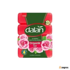 صابون دالان با رایحه گل رز تعداد 4 عددی
