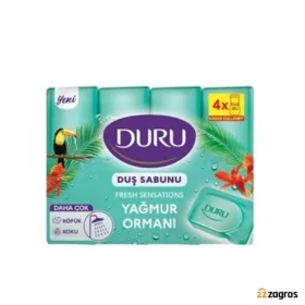 صابون دورو حاوی رایحه جنگل بارانی تعداد 4 عددی