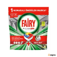 قرص ماشین ظرفشویی فیری پلاتینیوم پلاس Fairy Platinum Plus بسته ۳۰ عددی