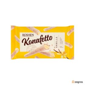 ویفر رولی ROSHEN KONAFETTO VANILIE وزن 140 گرم