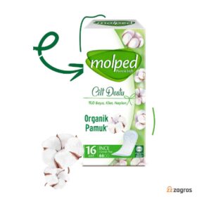 پد روزانه مولپد Molped مدل pure & soft بسته 16 عددی پد روزانه مولپد Molped مدل pure & soft بسته 16 عددی