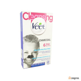 چسب‌ پاک کننده بینی ویت مدل Charcoal بسته 6 عددی