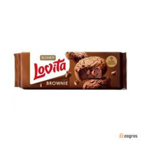 کیک روشن مدل ROSHEN LOVITA BROWNIE COOKIES وزن 152 گرم