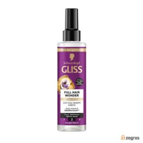 اسپری مو دو فاز گلیس مدل Gliss Full Hair Wonder مناسب موهای ضعیف و مستعد ریزش حجم 200 میل