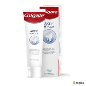 خمیر دندان سفید کننده کلگیت مدل Colgate Aktif Beyazlık حجم 75 میل