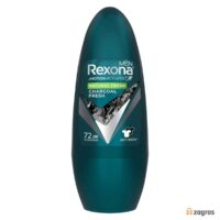 رول ضد تعریق مردانه رکسونا ۷۲ ساعته مدل Natural Fresh – Charcoal Fresh حجم ۴۵ میل