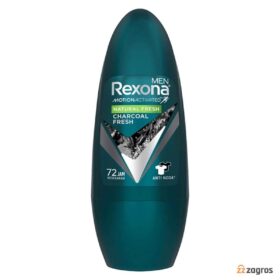 رول ضد تعریق مردانه رکسونا 72 ساعته مدل Natural Fresh Charcoal Fresh حجم 45 میل