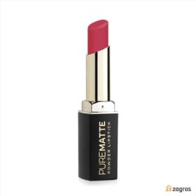 رژ لب جامد مات گلدن رز مدل  Pure Matte Powder Lipstick