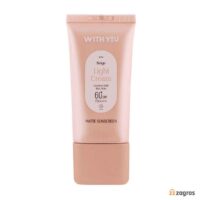 ضد آفتاب ویت یو رنگ بژ روشن Spf60 حجم ۵۰ میل