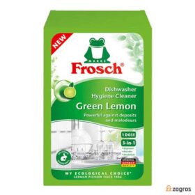 پودر جرمگیر ماشین ظرفشویی FROSCH رایحه لیمو 125 گرم پودر جرمگیر ماشین ظرفشویی FROSCH رایحه لیمو 125 گرم