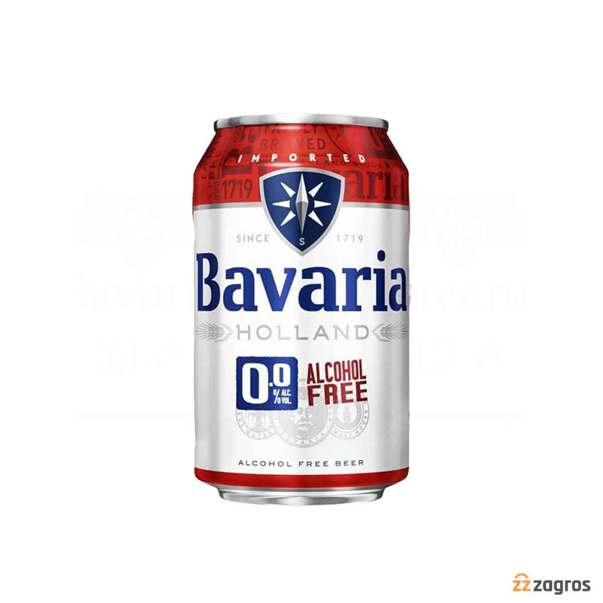 آبجو بدون الکل Bavaria حجم ۳۳۰ میل