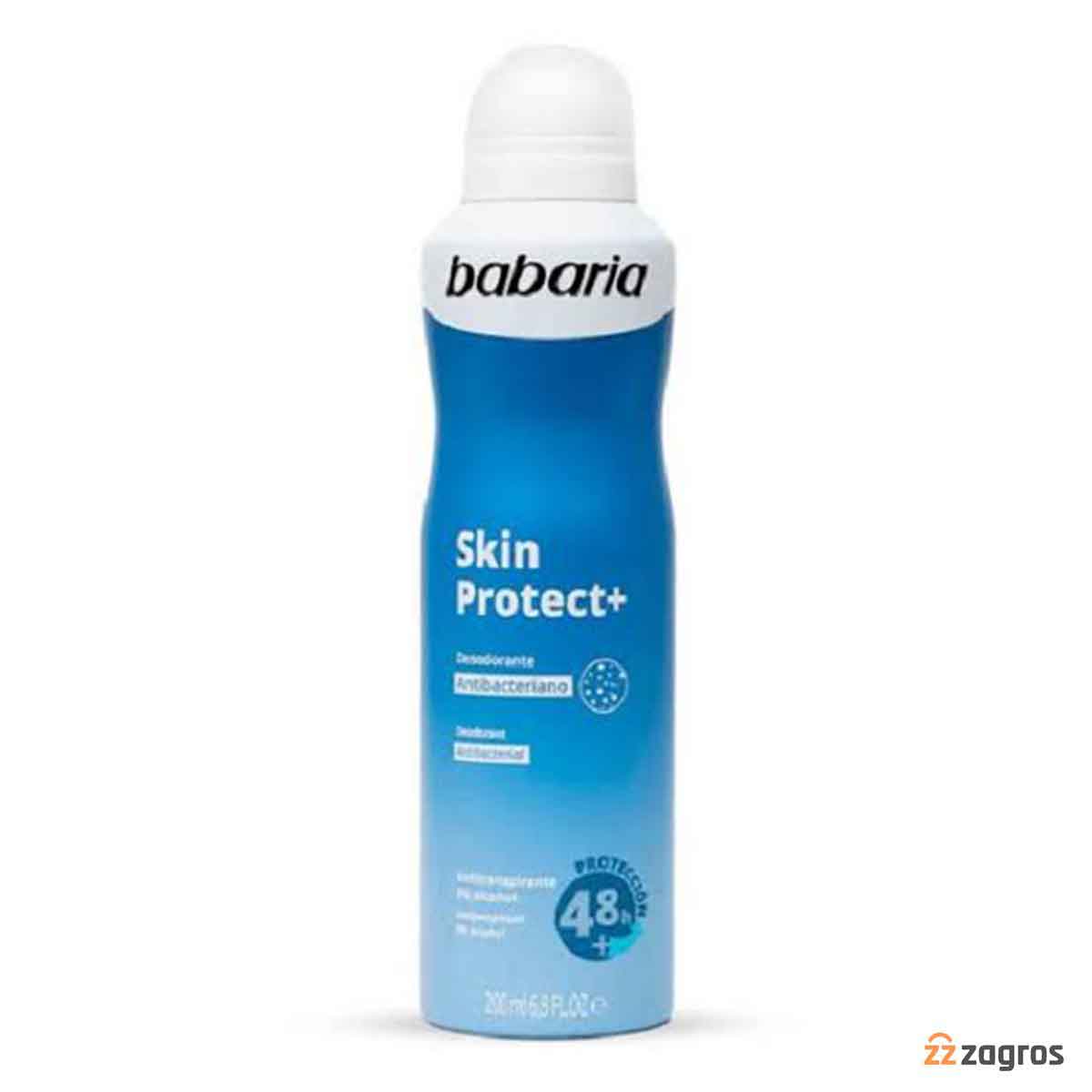 اسپری ضد تعریق باباریا مدل Skin Protect+ حجم ۲۰۰ میل