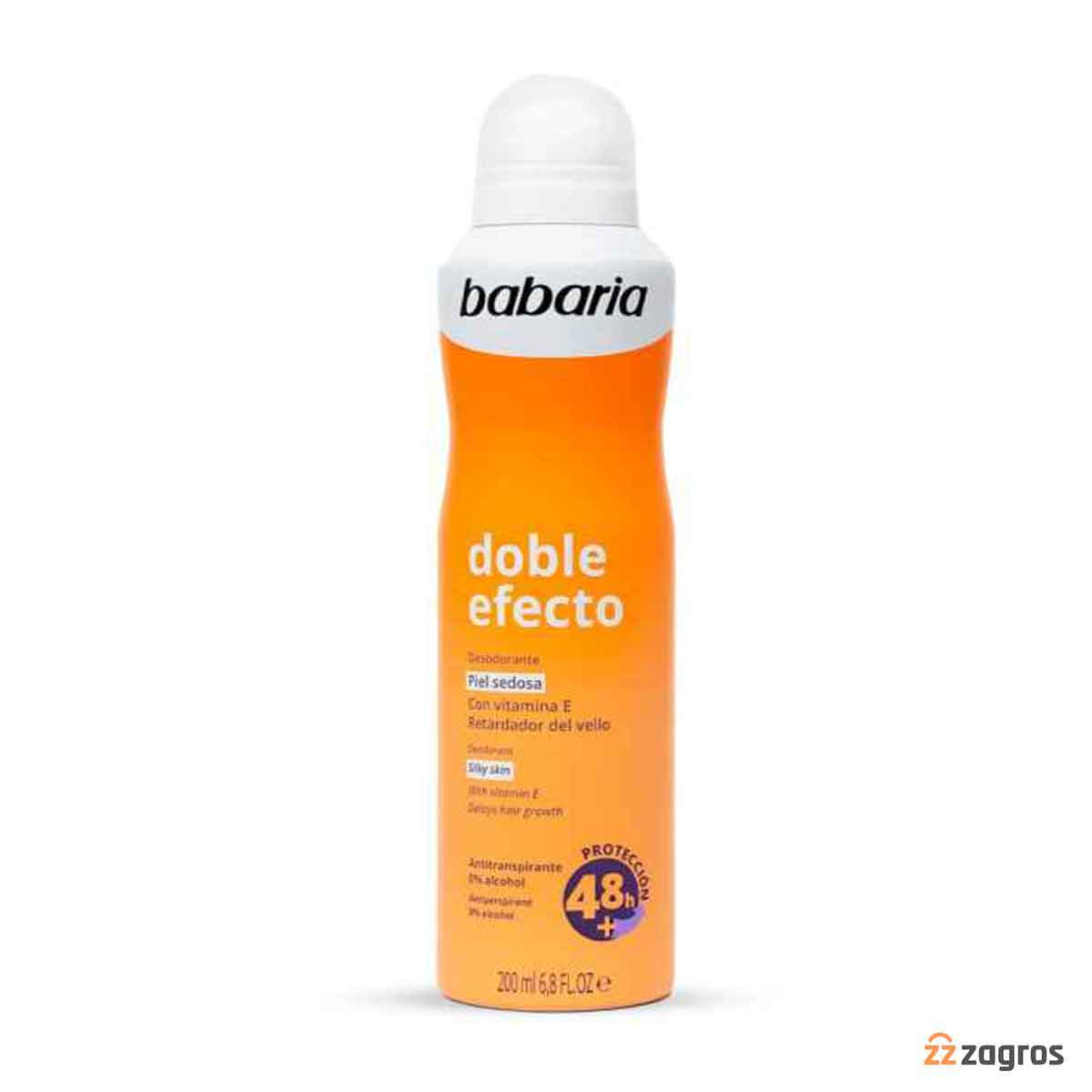 اسپری ضد تعریق باباریا مدل Double Effect حجم ۲۰۰ میل