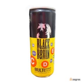 نوشیدنی انرژی زا Black Bruin با طعم مولتی ویتامین 250 میل نوشیدنی انرژی زا Black Bruin با طعم مولتی ویتامین 250 میل