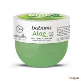 ژل کرم آبرسان عمیق بدن آلوئه ورا باباریا حجم 400 میل